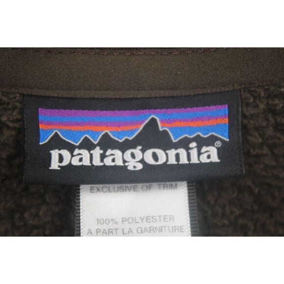 Patagonia Better Sweater Fleece Jacket Men's Small Brown Full Zip Outdoors - Picture 7 of 8